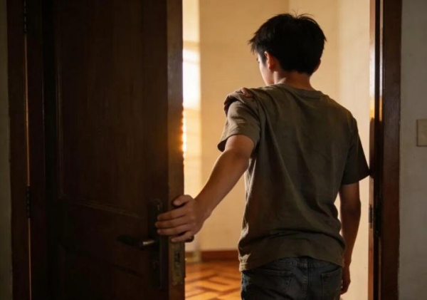 厌学男孩从18楼跳下后生还 醒来第一句话：“爸，我以后还要上学不？”